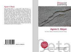 Copertina di Agnes E. Meyer