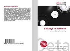 Couverture de Railways in Hereford