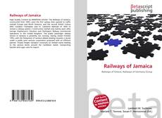 Capa do livro de Railways of Jamaica 