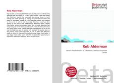 Capa do livro de Rob Alderman 