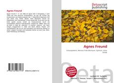 Capa do livro de Agnes Freund 