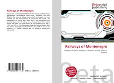 Capa do livro de Railways of Montenegro 