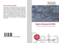 Capa do livro de Agnes George de Mille 