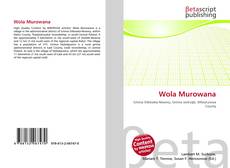 Capa do livro de Wola Murowana 