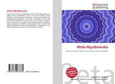 Capa do livro de Wola Mystkowska 