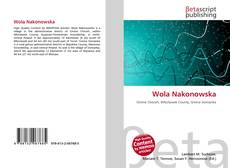Capa do livro de Wola Nakonowska 