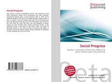 Capa do livro de Social Progress 