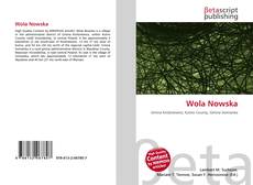 Capa do livro de Wola Nowska 