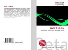 Capa do livro de Wola Osińska 