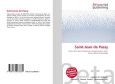 Capa do livro de Saint-Jean de Passy 