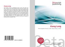 Copertina di Xiang Lang