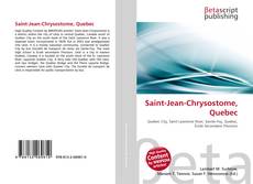 Copertina di Saint-Jean-Chrysostome, Quebec