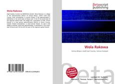 Portada del libro de Wola Rakowa