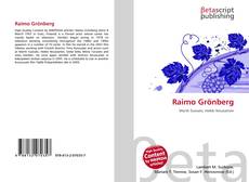 Portada del libro de Raimo Grönberg