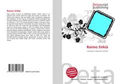 Raimo Sirkiä的封面