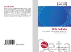 Buchcover von Wola Rudlicka