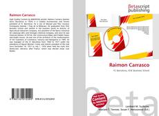 Portada del libro de Raimon Carrasco