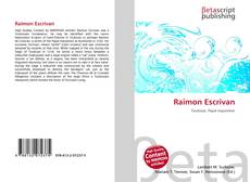 Raimon Escrivan的封面