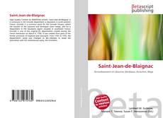 Capa do livro de Saint-Jean-de-Blaignac 