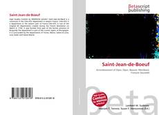 Buchcover von Saint-Jean-de-Boeuf