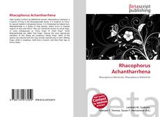 Rhacophorus Achantharrhena的封面