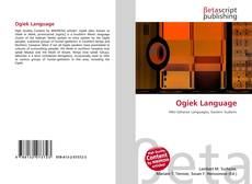 Capa do livro de Ogiek Language 