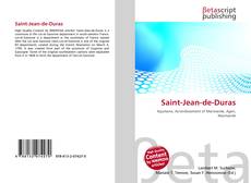 Buchcover von Saint-Jean-de-Duras