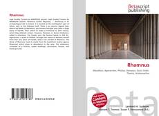 Capa do livro de Rhamnus 