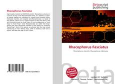 Couverture de Rhacophorus Fasciatus