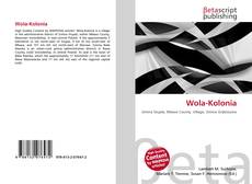 Capa do livro de Wola-Kolonia 
