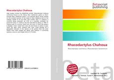 Capa do livro de Rhacodactylus Chahoua 