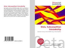 Capa do livro de Wola, Subcarpathian Voivodeship 