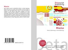 Capa do livro de Rhacius 