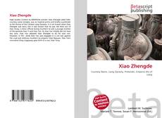 Couverture de Xiao Zhengde