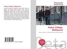 Capa do livro de Padua College, Melbourne 