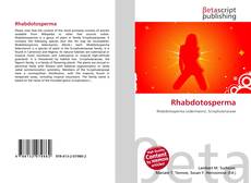 Portada del libro de Rhabdotosperma