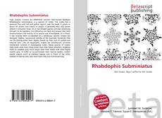 Buchcover von Rhabdophis Subminiatus