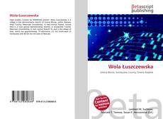 Capa do livro de Wola Łuszczewska 