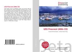 Capa do livro de USS Firecrest (AMc-33) 