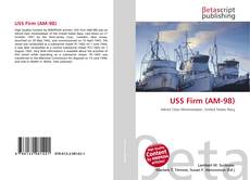 Capa do livro de USS Firm (AM-98) 