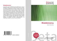 Capa do livro de Rhabdomancy 