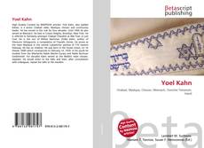 Buchcover von Yoel Kahn