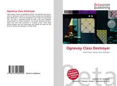 Copertina di Ognevoy Class Destroyer