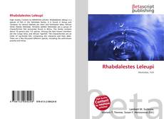 Couverture de Rhabdalestes Leleupi