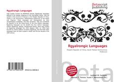 Buchcover von Rgyalrongic Languages