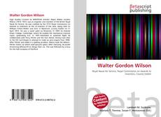 Couverture de Walter Gordon Wilson