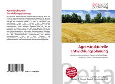 Обложка Agrarstrukturelle Entwicklungsplanung