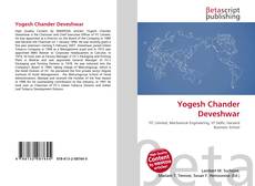 Обложка Yogesh Chander Deveshwar