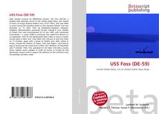 Portada del libro de USS Foss (DE-59)