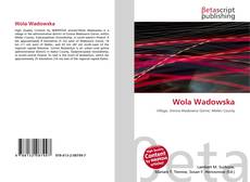Portada del libro de Wola Wadowska